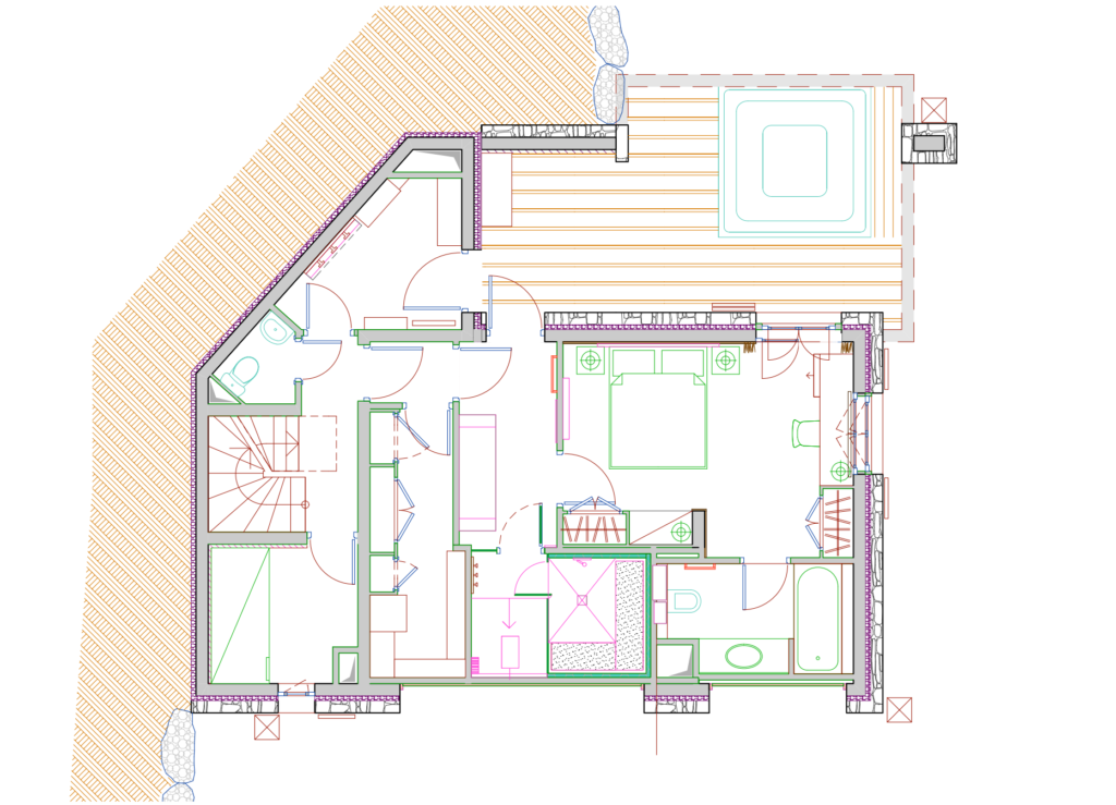 Chalet Trois Ours Ground Floor Plan Image