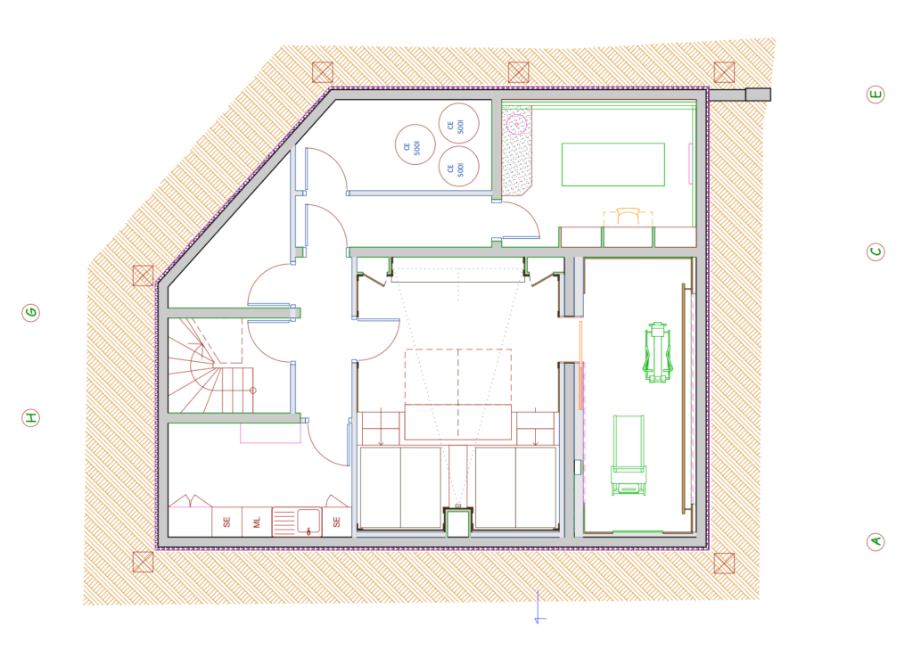 Chalet Trois Ours Lower Ground Floor Plan Image