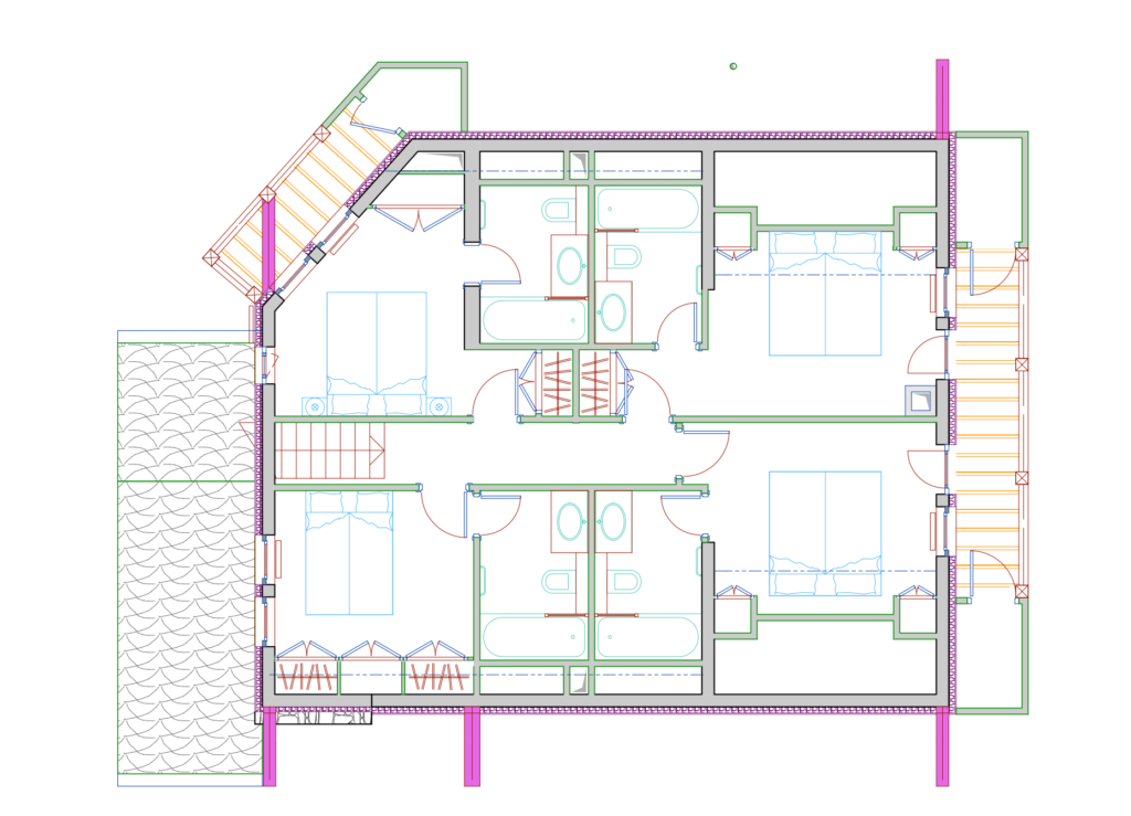 Chalet Trois Ours Second Floor Plan Image